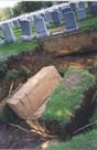 Collapsed Graves in Saint Nicholas Cemetary - Lodi, New Jersey