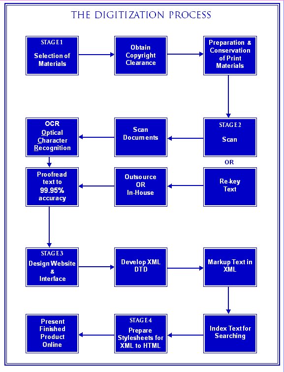 Digitization Process Flow Chart